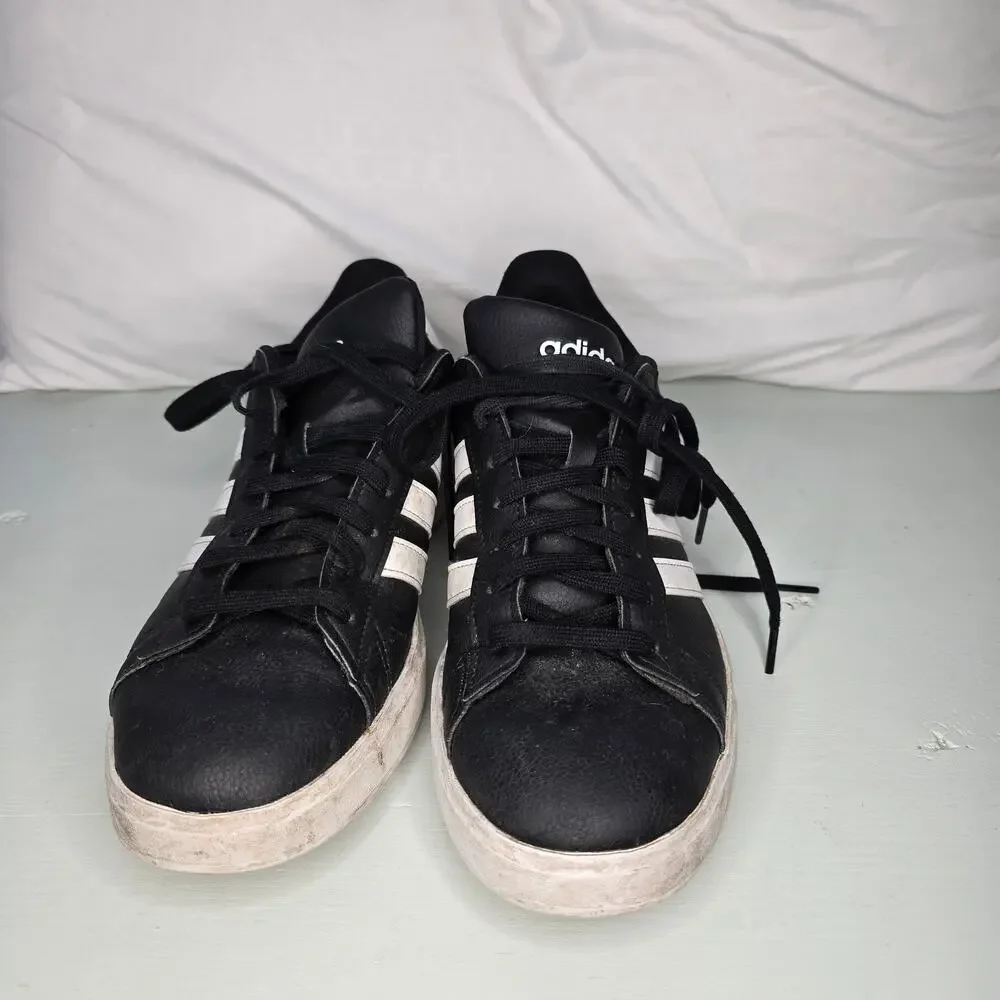 Adidas Grand Court Cloudform Base Black Mens Shoes Size 8.5US